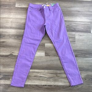 YMI Women's Size Large L Skinny Jeans Purple Stretch‎